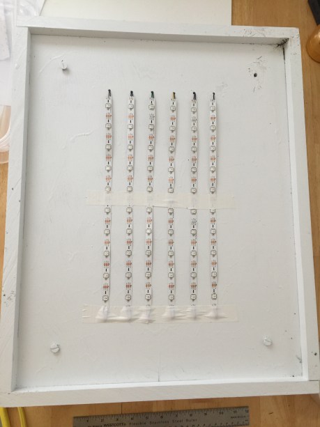 Front of Mirror with LEDs